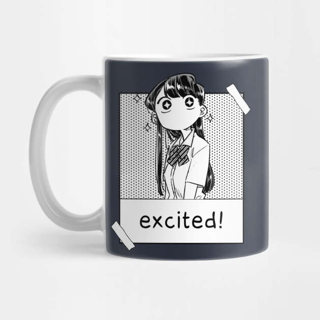 Komi san excited by SirTeealot